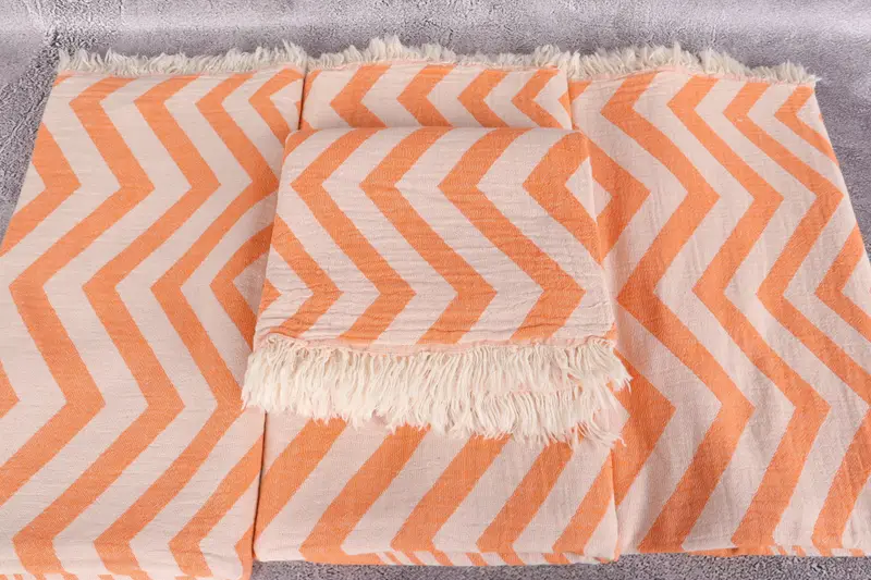 Bachelorette Party Decorations, Gift For Boyfriend, Gift For Her, Luxury Turkish Bath Towel, 70x40 Cotton Zigzag Design Towel, Bachelorette Gifts - 4