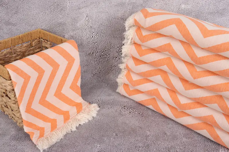 Bachelorette Party Decorations, Gift For Boyfriend, Gift For Her, Luxury Turkish Bath Towel, 70x40 Cotton Zigzag Design Towel, Bachelorette Gifts - 3