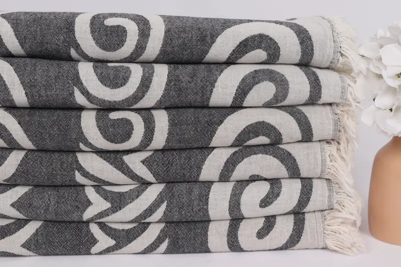 Custom Wedding Gifts, Thin towel, Bachelor Party Favors, Custom Gift, 70x36 Cotton Patterned Towel, Turkish Towel Personalized, Summer Towel - 4
