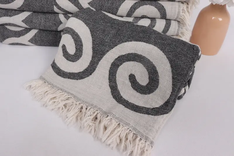 Custom Wedding Gifts, Thin towel, Bachelor Party Favors, Custom Gift, 70x36 Cotton Patterned Towel, Turkish Towel Personalized, Summer Towel - 5
