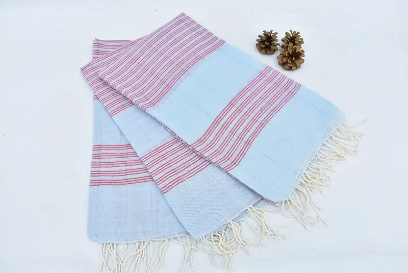 Monogram Beach Towel, Beach Size Towel, Gym Towel, Quick-Dry Beach Towel, 70x40 Cotton Striped Towel, Unique Gift, Organic Beach Towel, Gift For Him - 7