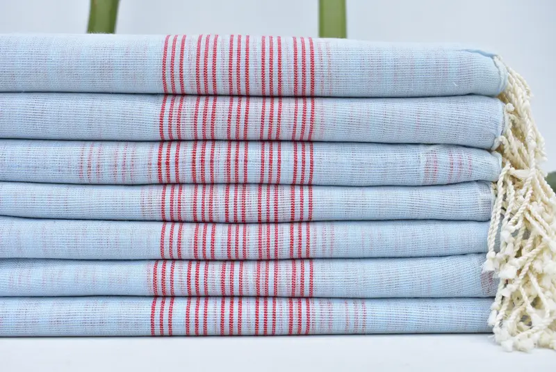Monogram Beach Towel, Beach Size Towel, Gym Towel, Quick-Dry Beach Towel, 70x40 Cotton Striped Towel, Unique Gift, Organic Beach Towel, Gift For Him - 1