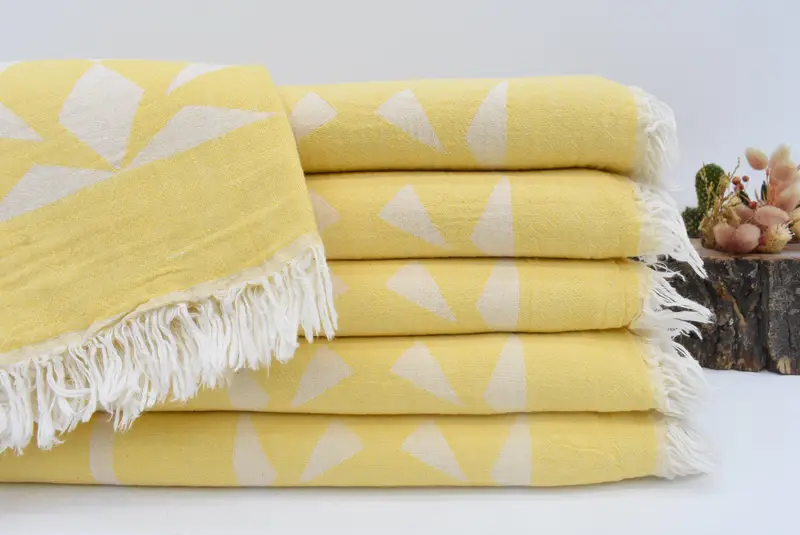 Turkish bath towel, Personalized Gifts, 68x36 Cotton Compass Rose Design Towel, Luxury Turkish Bath Towel, Gift Boxes Towel, Custom Wedding Gifts - 1
