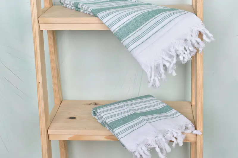 68x32 Cotton Striped Towel, Turkish hand towel, Best Friend Gift Ideas, Wedding Gift, Bridesmaid Towel, Friends Beach Towel, Turkish towel - 5