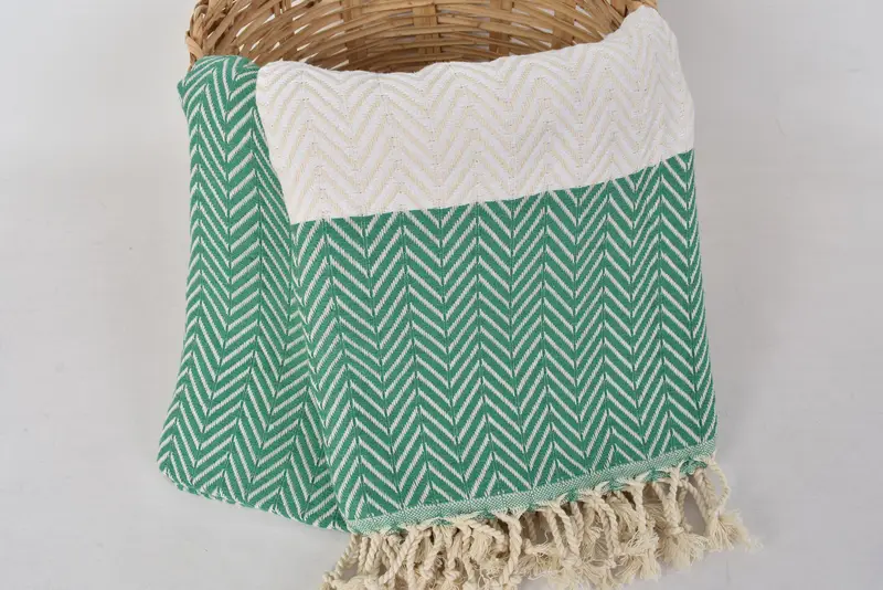 Personalized Beach Towel, Housewarming Gift, 70x40 Cotton Chevron Towel, Bachelorette Party Gifts Bridesmaids, Turkish Towel Beach, Baby Boy Gift - 6