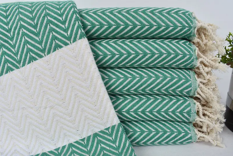 Personalized Beach Towel, Housewarming Gift, 70x40 Cotton Chevron Towel, Bachelorette Party Gifts Bridesmaids, Turkish Towel Beach, Baby Boy Gift - 1
