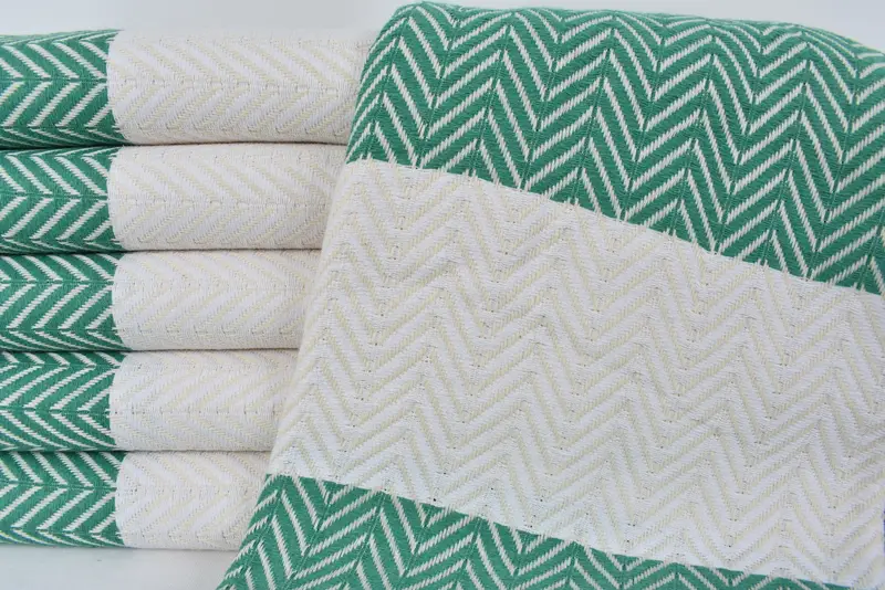 Personalized Beach Towel, Housewarming Gift, 70x40 Cotton Chevron Towel, Bachelorette Party Gifts Bridesmaids, Turkish Towel Beach, Baby Boy Gift - 2