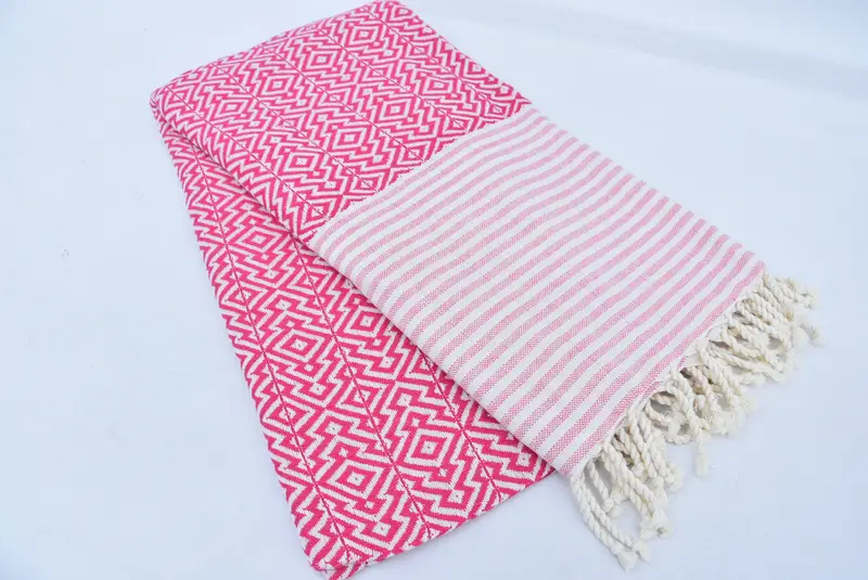 Family Gift, Scarf Towel, Decorative Towel, 76x38 Cotton Diamond Towel, Wedding Favors, Turkish Beach Towel Bulk, Hammam towel, Cotton towel - 6