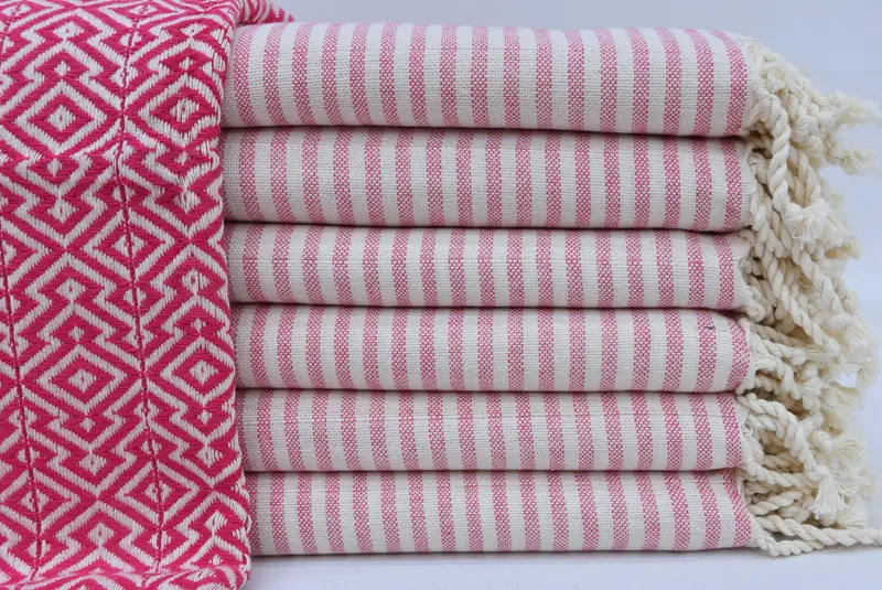 Family Gift, Scarf Towel, Decorative Towel, 76x38 Cotton Diamond Towel, Wedding Favors, Turkish Beach Towel Bulk, Hammam towel, Cotton towel - 2