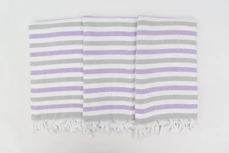 Scarf Towel, Turkish bath towel, Beach Towel Bulk, Embroidered Towel, 64x40 Cotton Striped Towel, Summer Towel, Monogram Beach Towel, Baby Boy Gift - 6