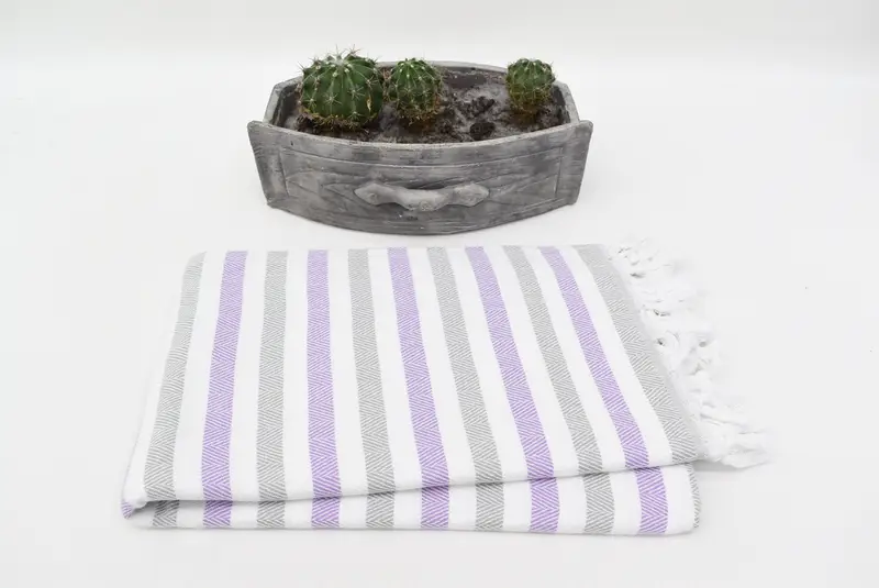 Scarf Towel, Turkish bath towel, Beach Towel Bulk, Embroidered Towel, 64x40 Cotton Striped Towel, Summer Towel, Monogram Beach Towel, Baby Boy Gift - 3