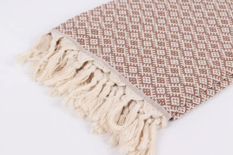 Custom Beach Towel, Beach Towel Gift, Personalize Gift, Sand-free towel, Sand-resistant Turkish towel for the beach, 70x40 Cotton Diamond Towel - 7