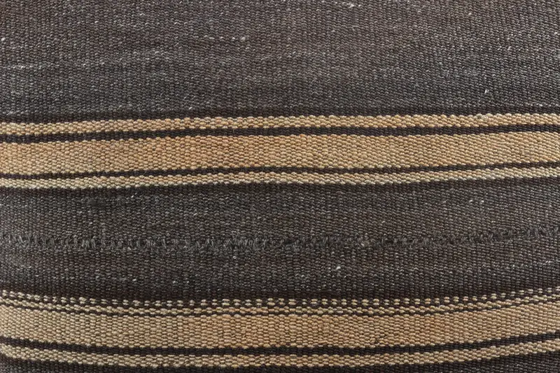 Turkish Kilim Pillow, Cushion Case, Pillow for Sofa, Ethnical Kilim Rug Pillow, 28x28 Brown Cushion, Outdoor Patio Pillow Cover, Chair Cushion Cover - 9