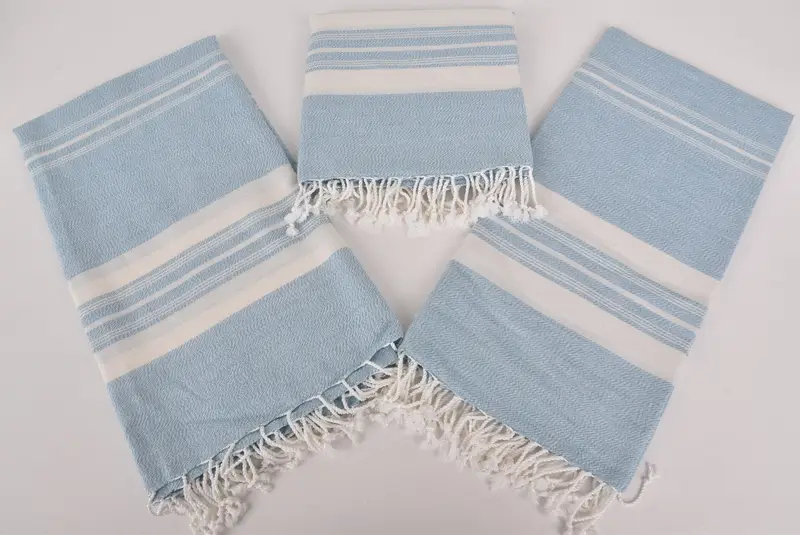 Quick-Dry Beach Towel, Beach towel, Custom Gifts, Holiday Towel, Custom Towel, Oversized Beach Towel, 60x38 Cotton Striped Towel, Peshtemal Towel - 6