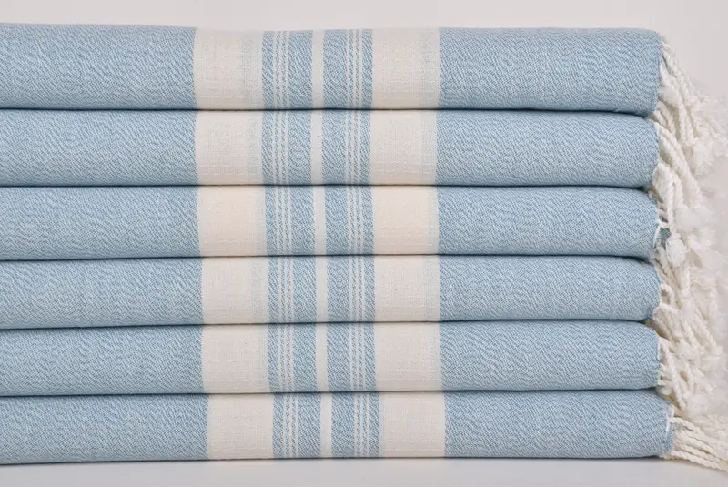 Quick-Dry Beach Towel, Beach towel, Custom Gifts, Holiday Towel, Custom Towel, Oversized Beach Towel, 60x38 Cotton Striped Towel, Peshtemal Towel - 2