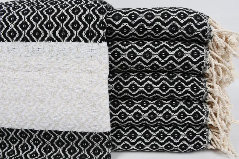 Custom Gift, Bridemaids Beach Towel, Bridal Shower Favor, Bachelor Bachelorette Party Favors, 70x40 Cotton Striped Towel, Custom Wedding Gifts - 1
