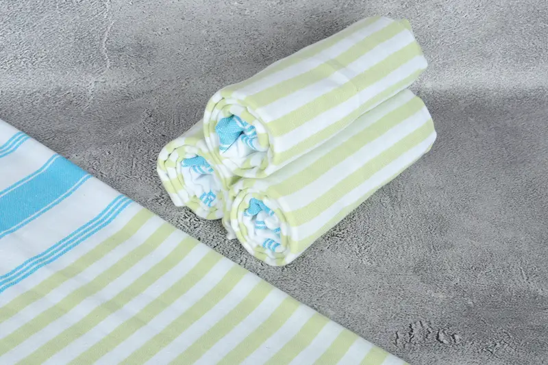 70x40 Cotton Striped Towel, Absorbent towel, Best Friend Gift, Beach Towel Bulk, Wedding For Favor, Peshtemal Towel USA, Bachelor Party Favors - 8