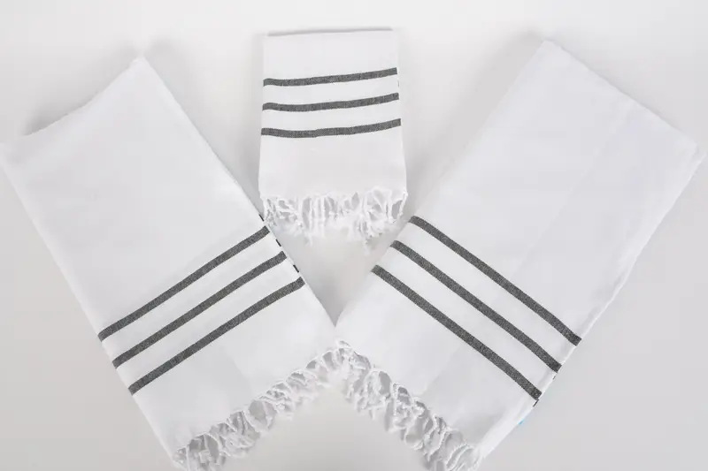 Turkish Tea Towel, Personalized Gifts, Bridesmaid Proposal Gift, Monogrammed Hand Towel, Holiday Towel, 40x18 Cotton Striped Towel, Bulk Order Towel - 5