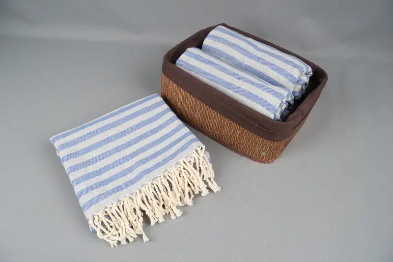 Custom Beach Towel, Unique Wedding Gift, 70x36 Cotton Striped Towel, Absorbent towel, Engagement Gift, Bridemaids Beach Towel, Monogram Beach Towel - 5