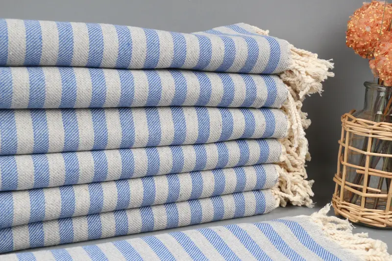 Custom Beach Towel, Unique Wedding Gift, 70x36 Cotton Striped Towel, Absorbent towel, Engagement Gift, Bridemaids Beach Towel, Monogram Beach Towel - 1