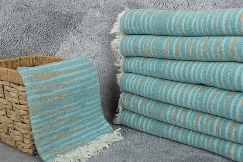 Authentic Turkish hammam peshtemal, Bridesmaid Proposal Gift, 70x40 Cotton Patterned Towel, Organic Turkish towel, Beach towel, Gift For Him - 4