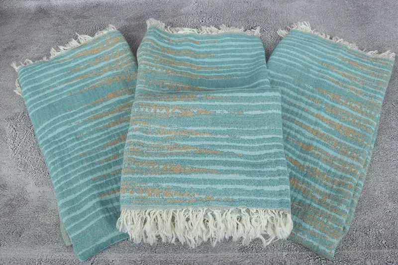 Authentic Turkish hammam peshtemal, Bridesmaid Proposal Gift, 70x40 Cotton Patterned Towel, Organic Turkish towel, Beach towel, Gift For Him - 5