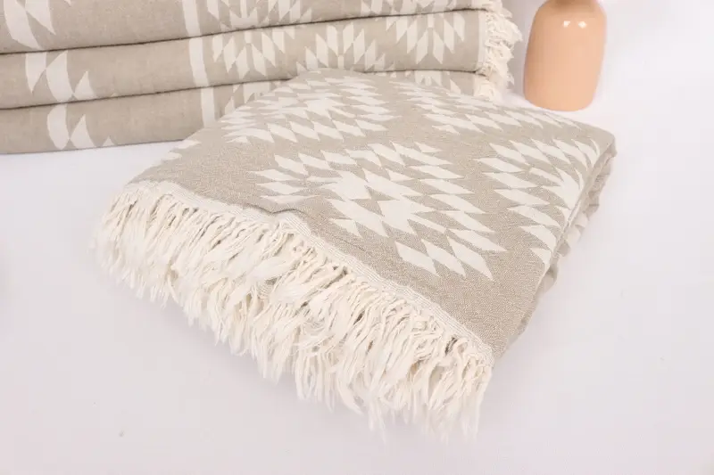 Custom Blanket, Valentine Day Gift For Her, Bachelor Party Favors, Throw Blanket Couch, 84x56 Cotton Kilim Towel, Housewarming Gift, Shower Curtain - 5