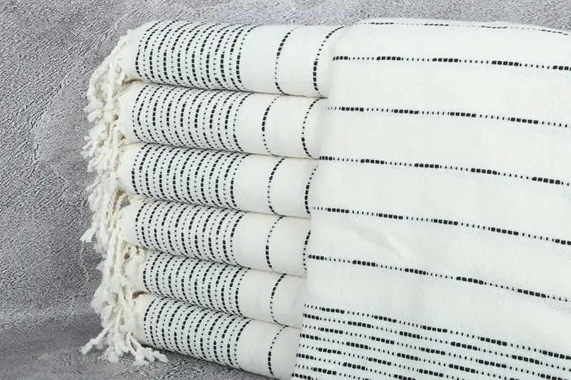 パーソナライズされたギフト ネイビーコットンタオル、38x71インチ、ウェディングギフト