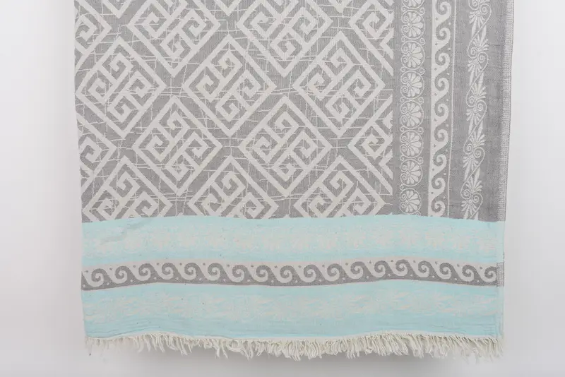 Couch Throw Organic Cotton Boho Throw Blanket, 69x56 Inches