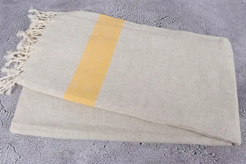Quick-dry towel, Wedding Day Gift For Bride, Personalized Gift, 70x36 Linen Striped Towel, Turkish Towel Beach, Monogram Turkish Bath Towel - 6