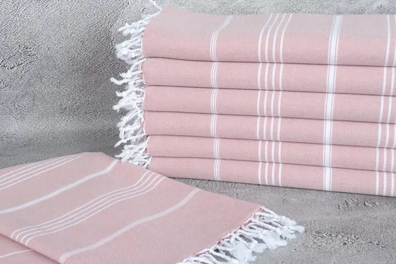 Lightweight Turkish towel, Personalized Gift, 70x40 Cotton Striped Towel, Bachelorette Gifts, Christmas Favors, Turkish Towel Personalized - 2