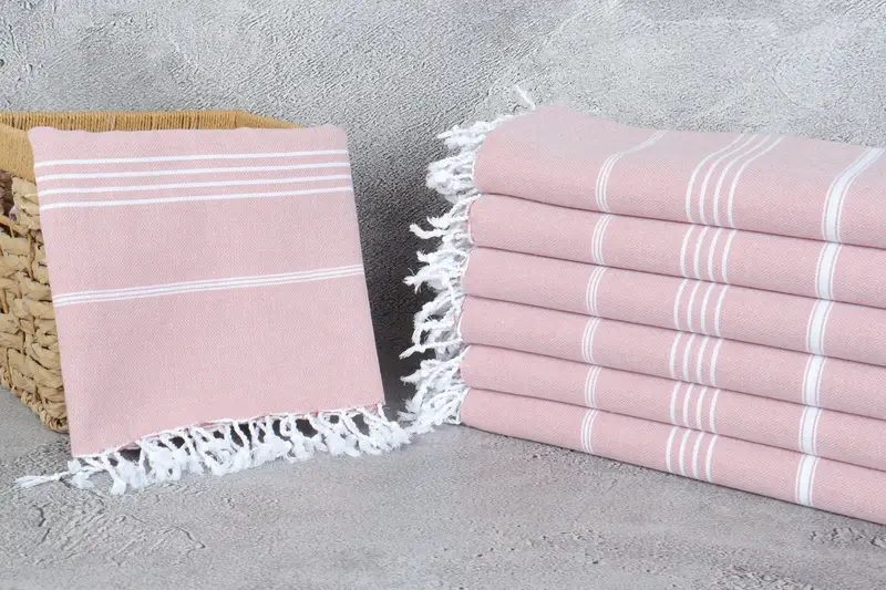 Lightweight Turkish towel, Personalized Gift, 70x40 Cotton Striped Towel, Bachelorette Gifts, Christmas Favors, Turkish Towel Personalized - 3
