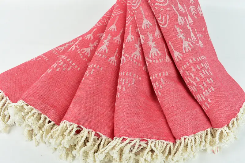 Wedding Gift For Bride, Valentines Day Gift For Her, Sand-free towel, Home Decor Gifts, Monogram Beach Towel, 68x40 Cotton Mountain Design Towel - 6