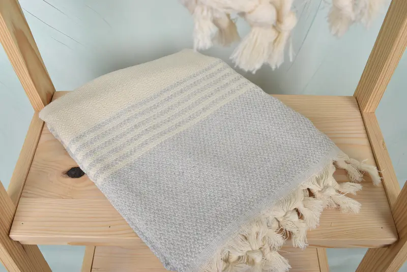 Absorbent Turkish towel, Turkish Towel Beach, Wedding For Favor, Bridesmaid Gift, Monogram Turkish Bath Towel, 70x40 Cotton Striped Towel, Spa Towel - 5