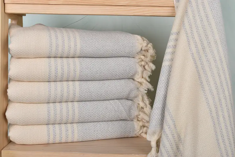 Absorbent Turkish towel, Turkish Towel Beach, Wedding For Favor, Bridesmaid Gift, Monogram Turkish Bath Towel, 70x40 Cotton Striped Towel, Spa Towel - 2