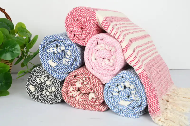 Embroidery Towels, 40x18 Cotton Striped Towel, Personalized Gifts, Valentine Day Gift For Her, Bridesmaid Gifts, Monogram Hand Towel, Summer Gift - 5