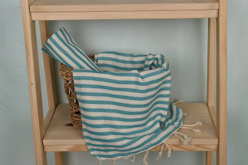 Kitchen Towel, Spa Towel, Christmas Hand Towel, Guest Towel, 40x18 Cotton Striped Towel, Turkish Tea Towel, Monogram Kitchen Towel, Bulk Order Towel - 4