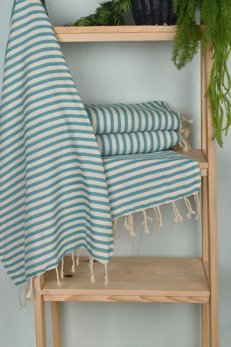 Kitchen Towel, Spa Towel, Christmas Hand Towel, Guest Towel, 40x18 Cotton Striped Towel, Turkish Tea Towel, Monogram Kitchen Towel, Bulk Order Towel - 6