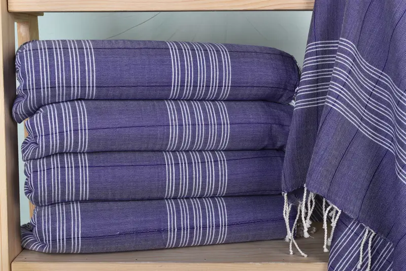 Luxury towel, Guest Towel, Beach Towel Bulk, 70x40 Cotton Striped Towel, Bridesmaid Gifts Personalized, Bridal Shower Favors, Wedding Favors - 2