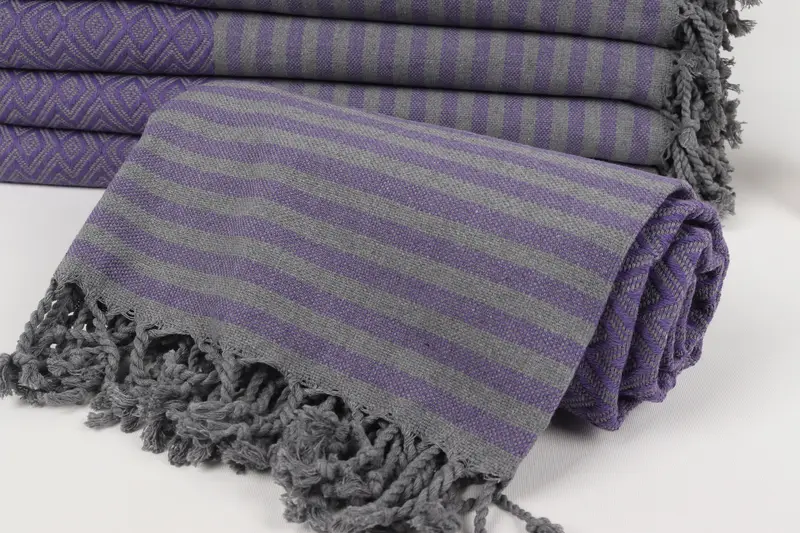 Sand-resistant Turkish towel for travel, Employee Gifts, 70x40 Cotton Diamond Towel, Bachelorette Party Gifts Bridesmaids, Wedding Gift, Bath towel - 4