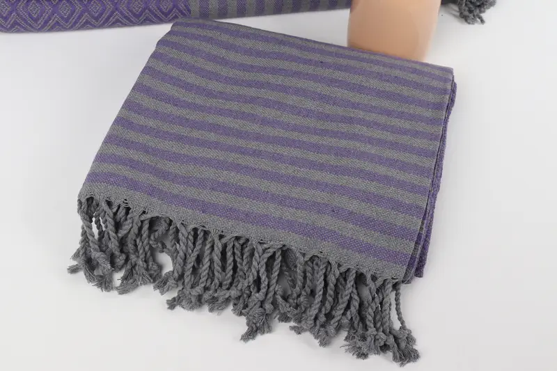 Sand-resistant Turkish towel for travel, Employee Gifts, 70x40 Cotton Diamond Towel, Bachelorette Party Gifts Bridesmaids, Wedding Gift, Bath towel - 5