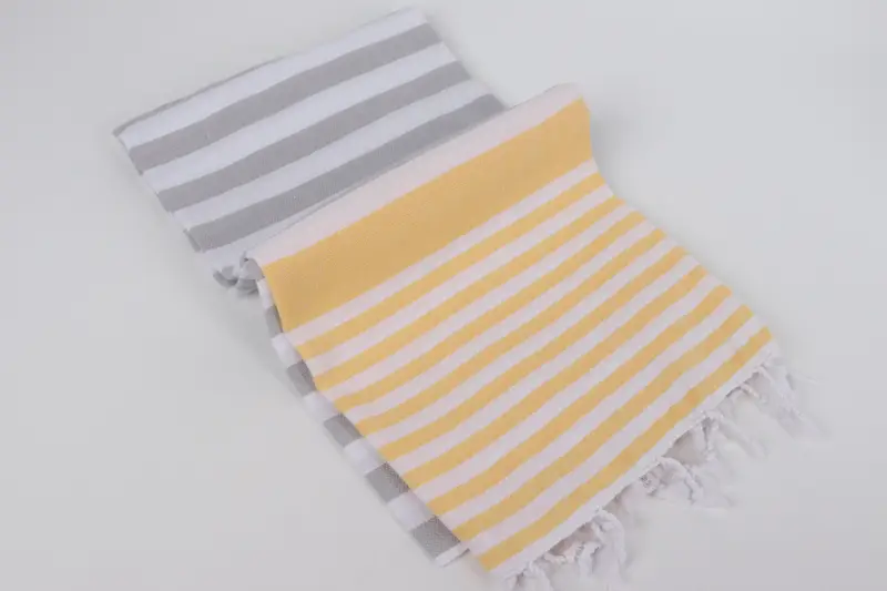 Custom Towel, 68x36 Cotton Striped Towel, Peshtemal Towel, Valentines Day Gift Idea, Eco-Friendly Turkish Towel, Housewarming Gift, Bridesmaid Towel - 6