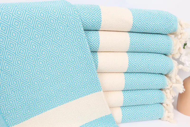 Bridesmaid Favors, Personalized Hand Towel, Bridal Shower Gift, 36x20 Cotton Diamond Towel, Custom Name Towel, Kitchen Towel, Turkish Hand Towel - 1