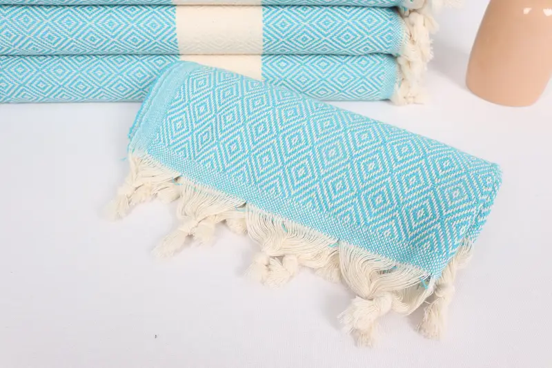 Bridesmaid Favors, Personalized Hand Towel, Bridal Shower Gift, 36x20 Cotton Diamond Towel, Custom Name Towel, Kitchen Towel, Turkish Hand Towel - 4