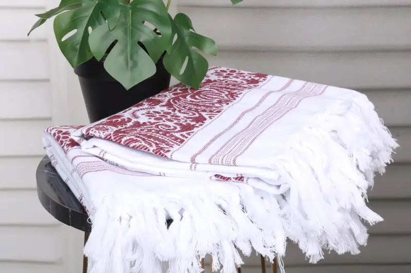 Handmade Gift, Quick-Dry Beach Towel, Monogram Towels, Hammam towel, Personalized Wedding Gift For Couple, 68x40 Cotton Scorpion Design Towel - 3
