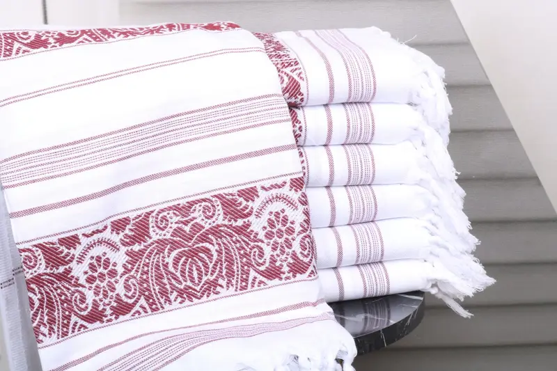 Handmade Gift, Quick-Dry Beach Towel, Monogram Towels, Hammam towel, Personalized Wedding Gift For Couple, 68x40 Cotton Scorpion Design Towel - 1