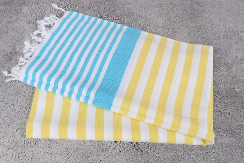 Bachelorette Party Favor, Monogram Turkish Bath Towel, Beach Towel Gift, Bridal Shower Favors, Bridesmaid Gift Towel, 68x36 Cotton Striped Towel - 6