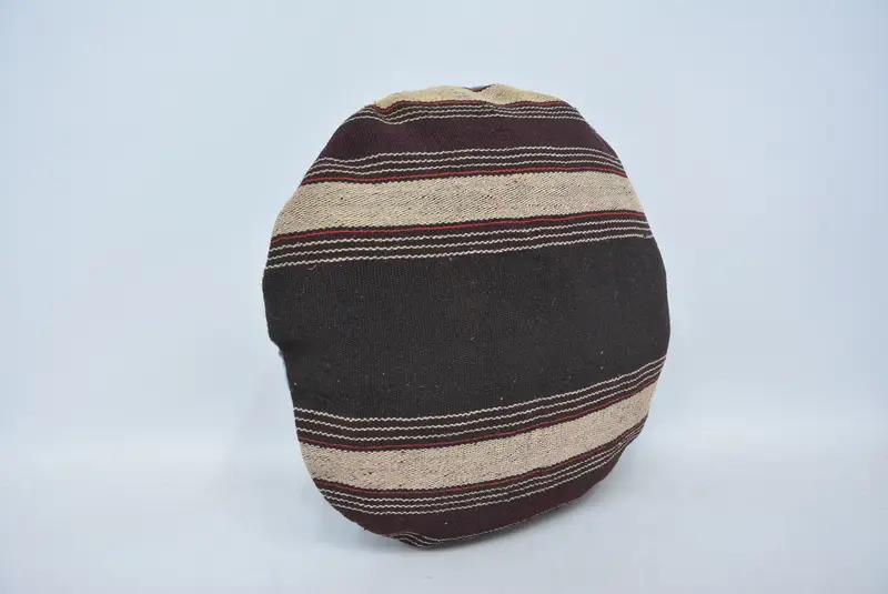 Vintage Pillow, Pillow Case, Living Room Throw Pillow Sham, Handmade Kilim Cushion, Pillow for Couch, 20x20 Brown Pillow Case - 3