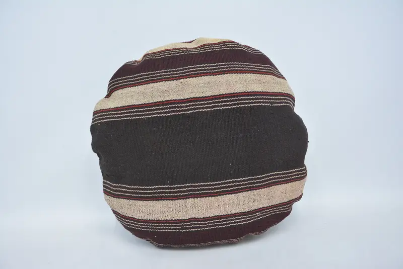 Vintage Pillow, Pillow Case, Living Room Throw Pillow Sham, Handmade Kilim Cushion, Pillow for Couch, 20x20 Brown Pillow Case - 1