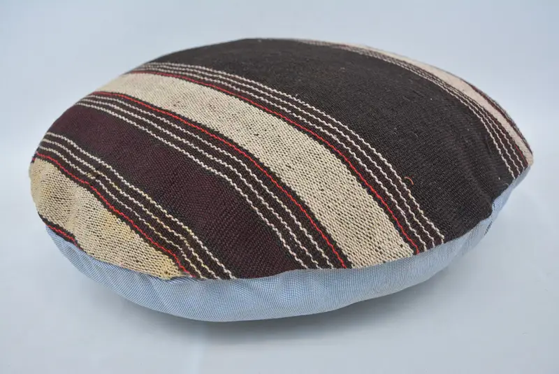 Vintage Pillow, Pillow Case, Living Room Throw Pillow Sham, Handmade Kilim Cushion, Pillow for Couch, 20x20 Brown Pillow Case - 6